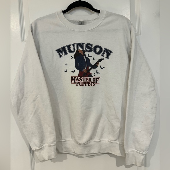 Stranger Things Eddie Munson Sweatshirt Adult Small - Picture 1 of 3